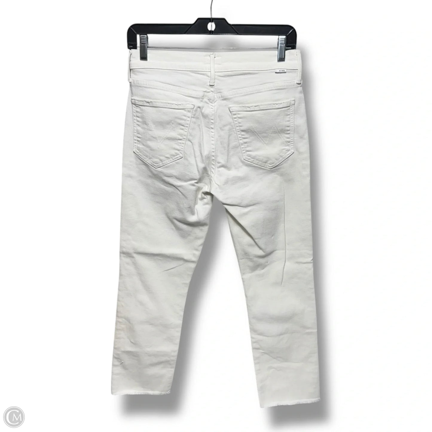 Jeans Straight By Mother In White, Size: 8