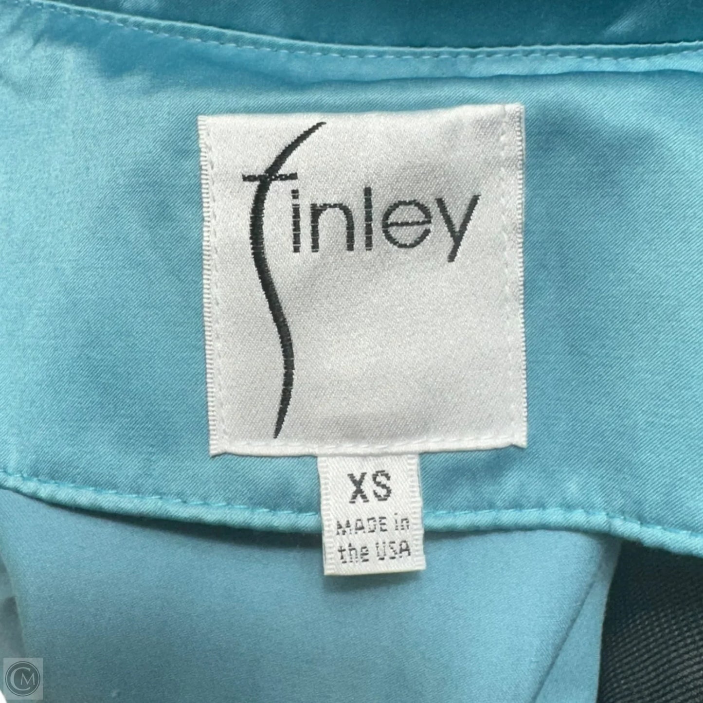 Drawstring Sateen Jacket Other By Finley In Aqua, Size: Xs