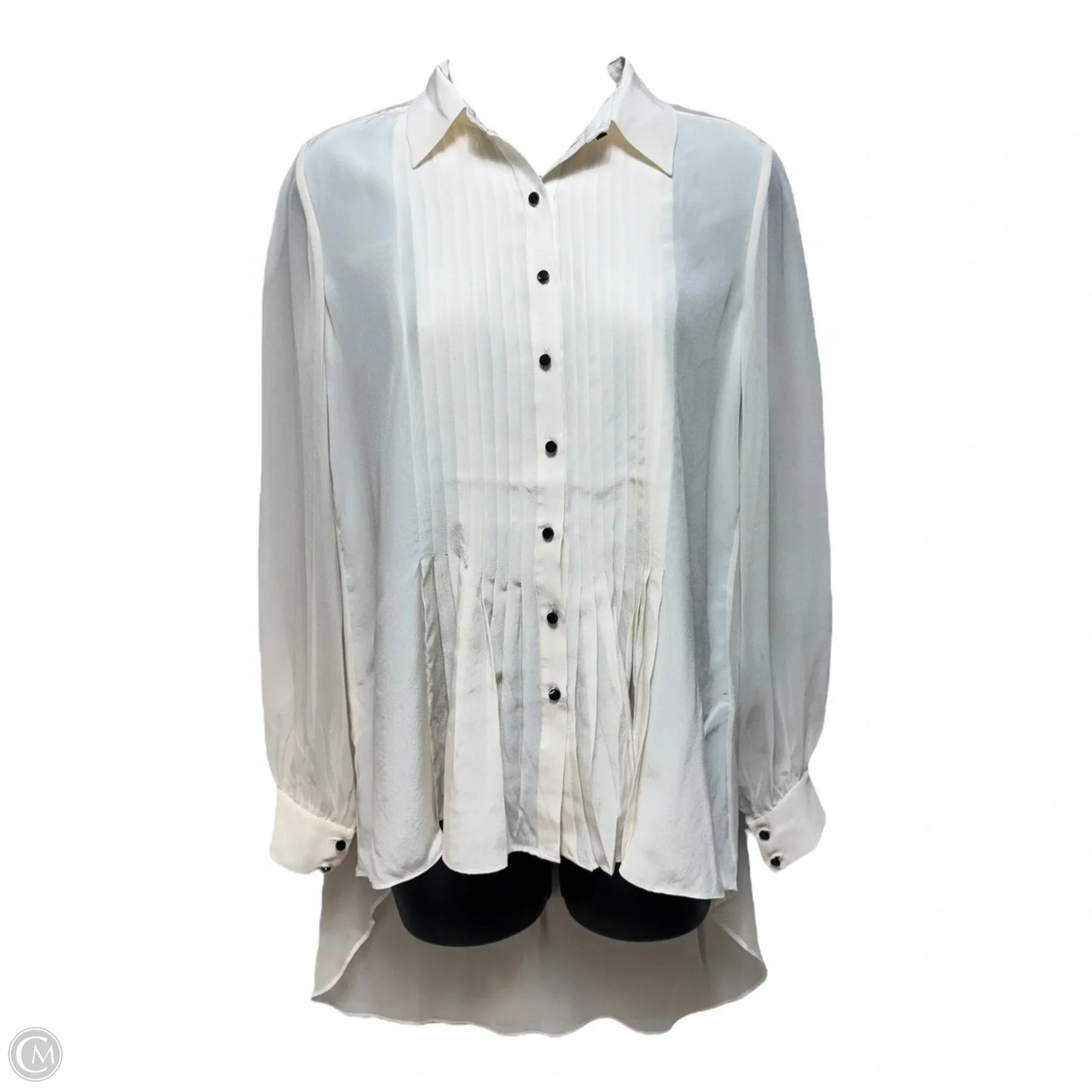 Jaden Silk Blouse By Elizabeth And James In Cream, Size: XS