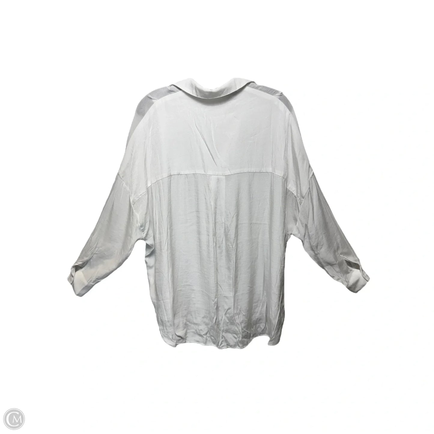 Top Long Sleeve By Mustard Seed In White, Size: S