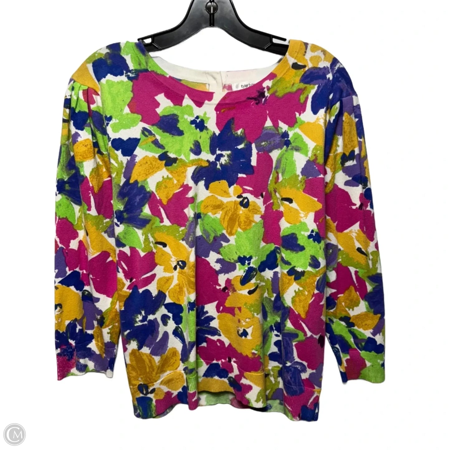 Sweater By Tyler Boe In Floral Print, Size: L