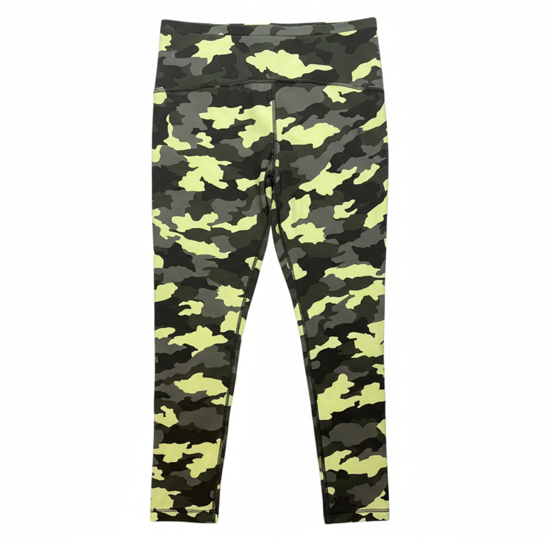Athletic Leggings By Lululemon In Camouflage Print, Size: 14