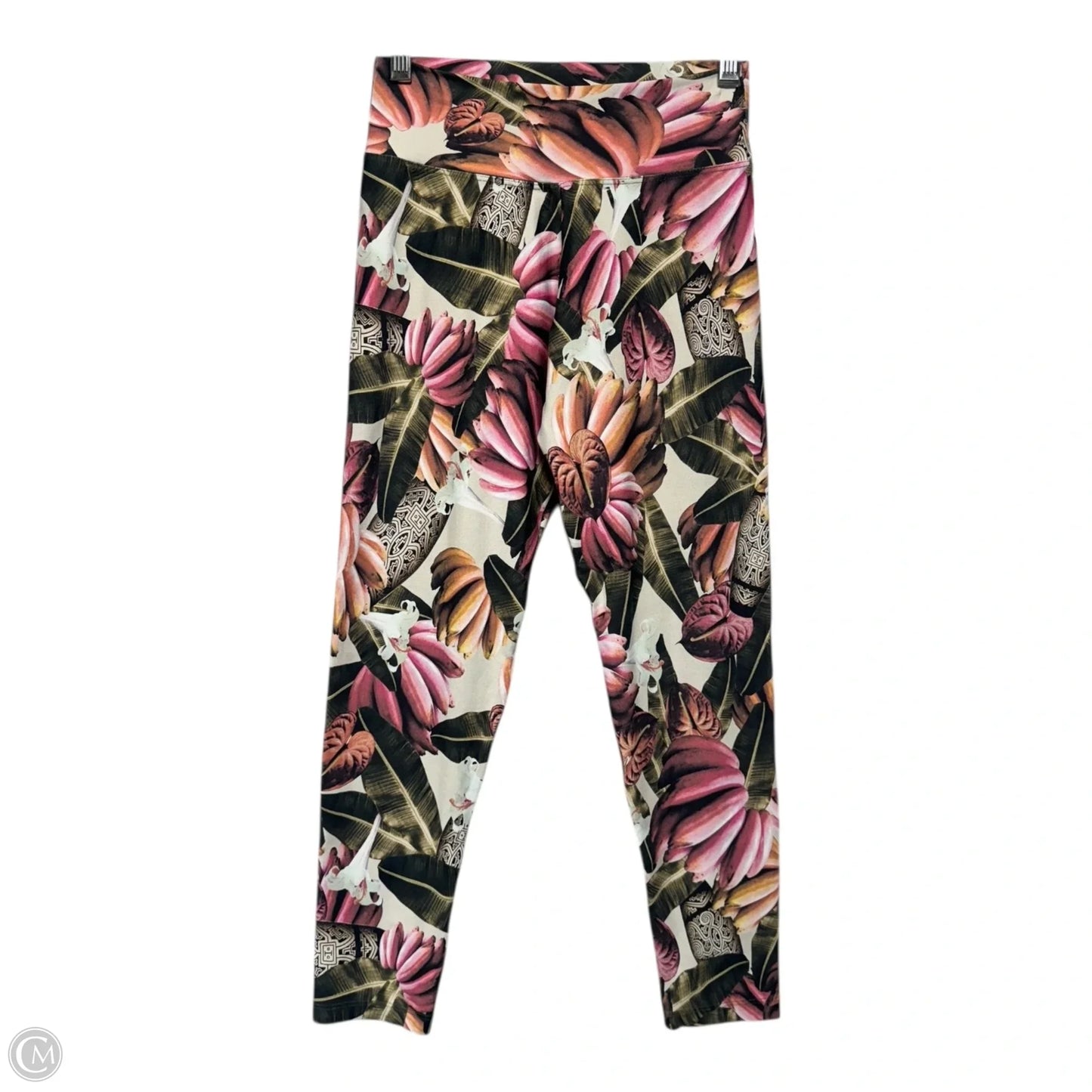 Athletic Leggings By Liquido In Floral Print, Size: S