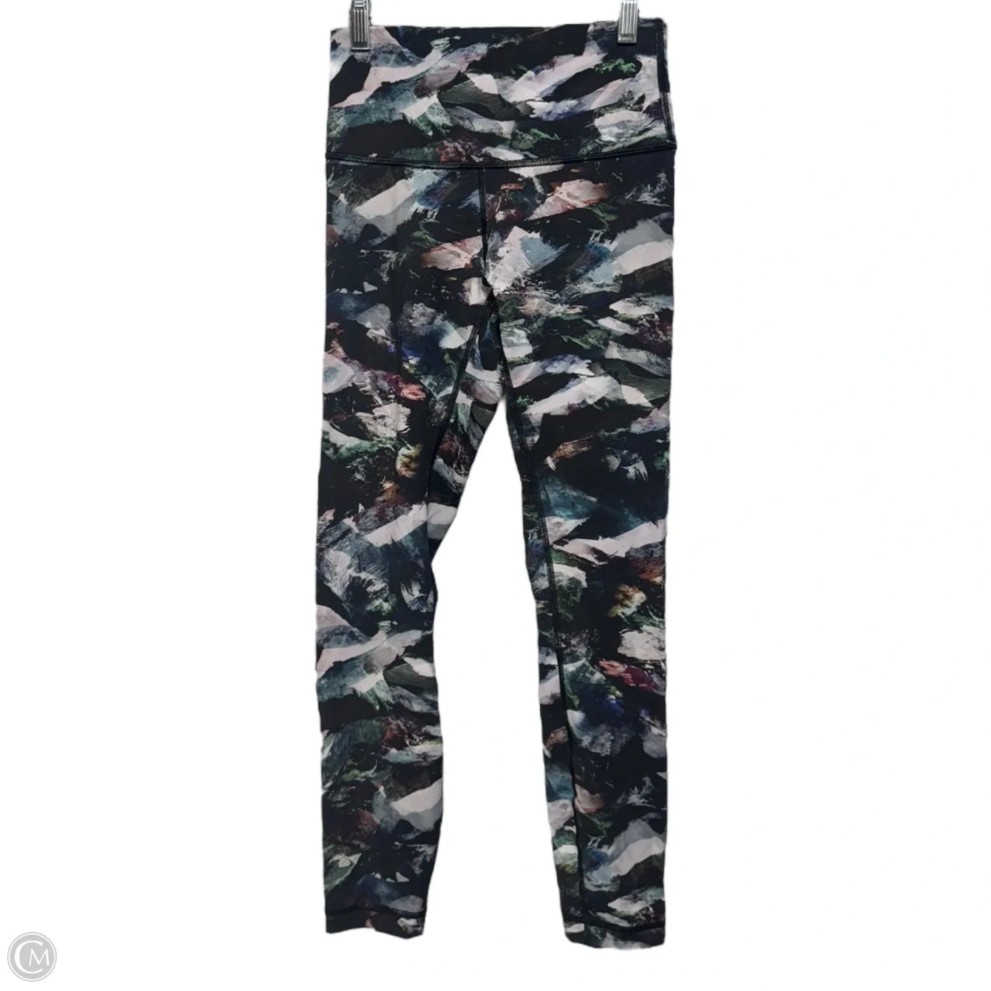 Athletic Capris By Lululemon In Multi-colored, Size: 4