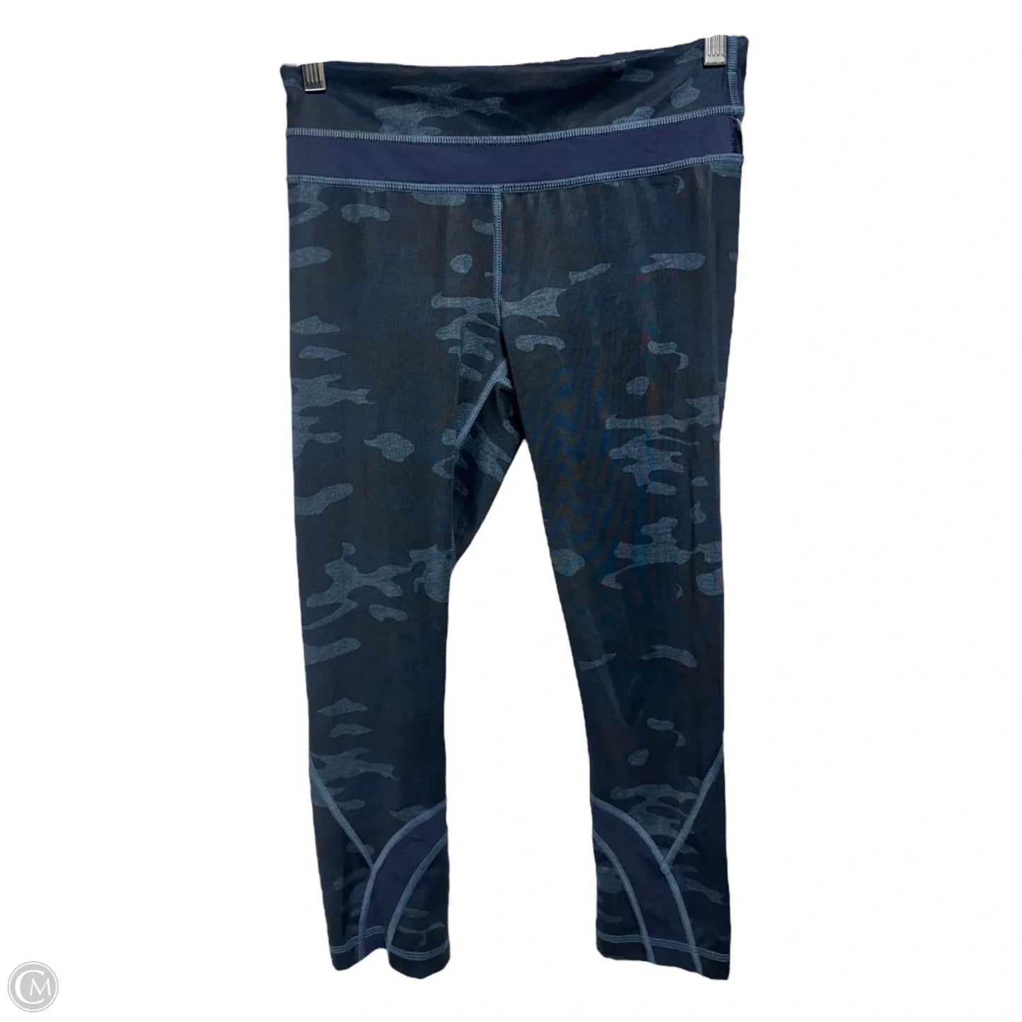 Athletic Capris By Lululemon In Blue, Size: 4