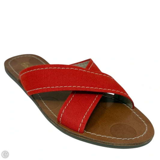 Lizzie Slide Sandals By Boden In Orange, Size: 8