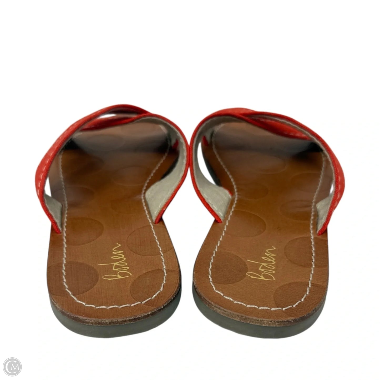 Lizzie Slide Sandals By Boden In Orange, Size: 8