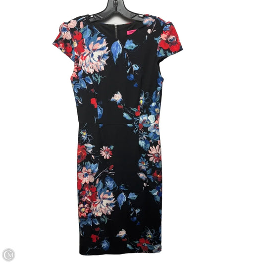 Dress Casual Midi By Betsey Johnson In Floral Print, Size: 6