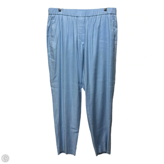 Pants Linen By Peserico In Blue, Size: M
