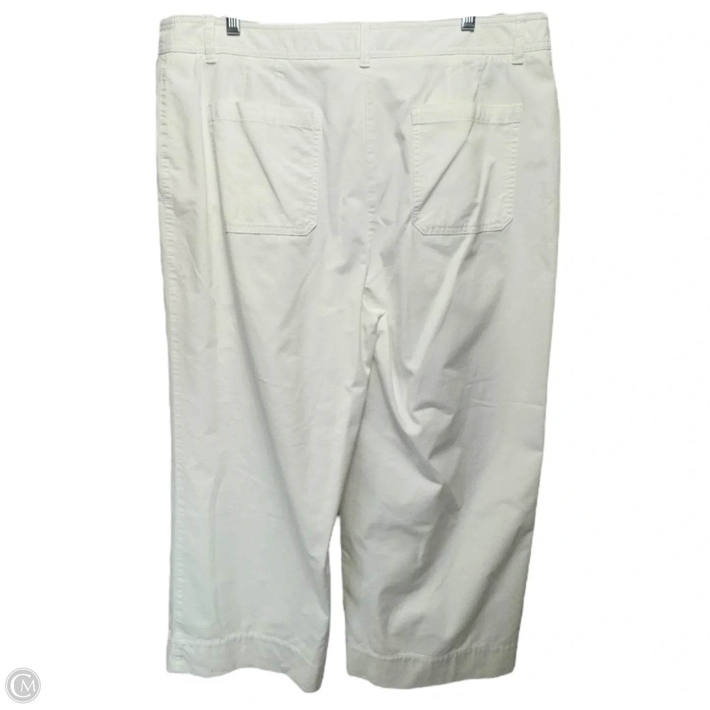 Pants Cropped By Talbots In White, Size: 16
