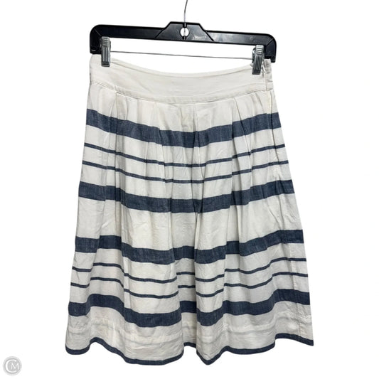 Skirt Midi By Bass In Striped Pattern, Size: 0