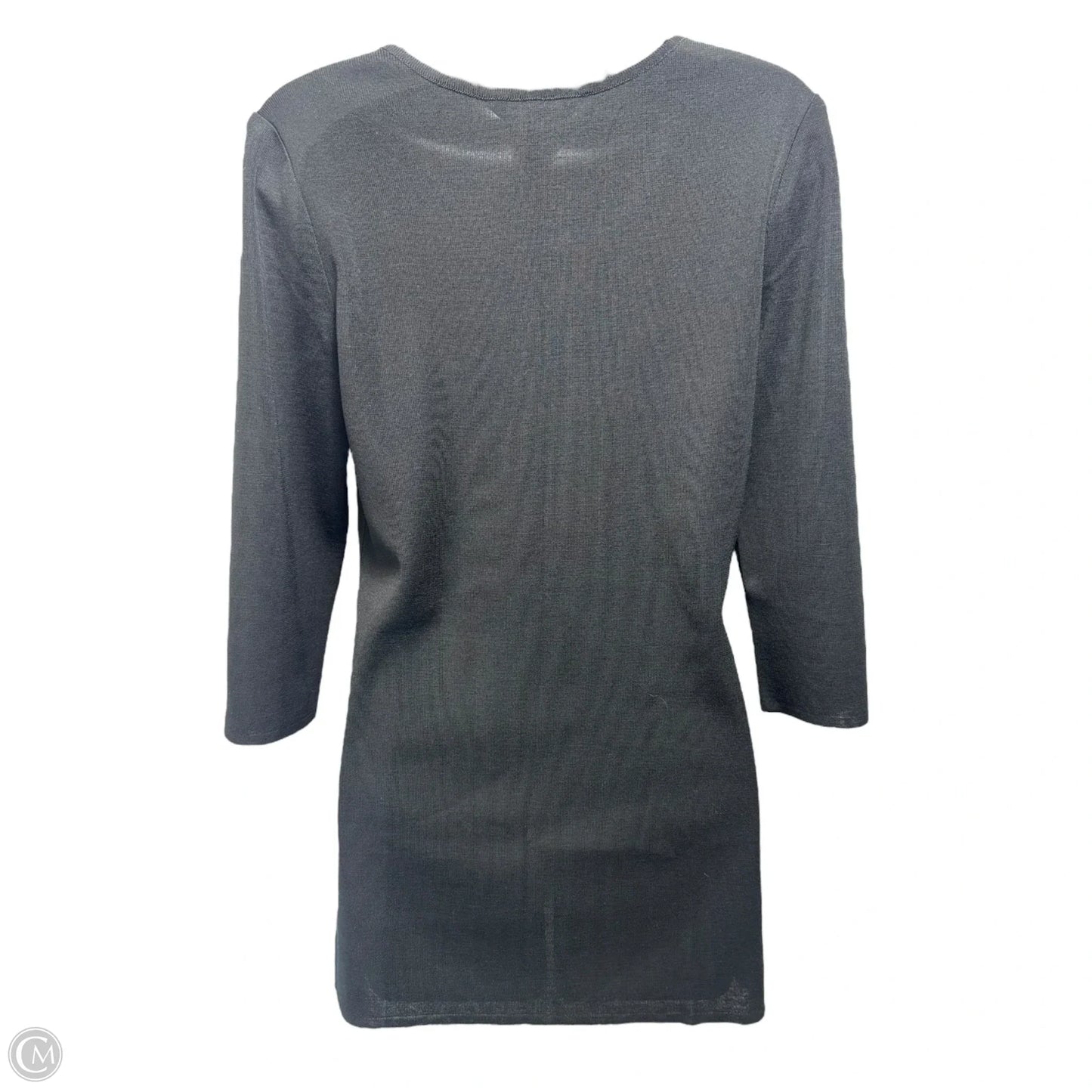 Top Long Sleeve By Ming Wang In Black, Size: Xs