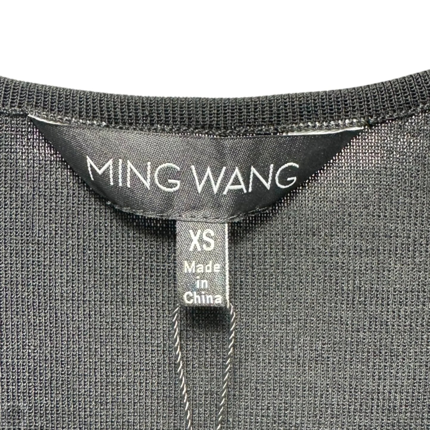 Top Long Sleeve By Ming Wang In Black, Size: Xs