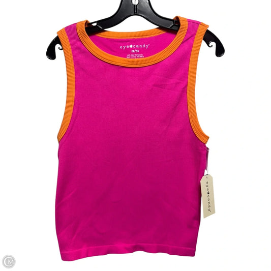 Tank Top By Eye Candy In Pink, Size: 2x