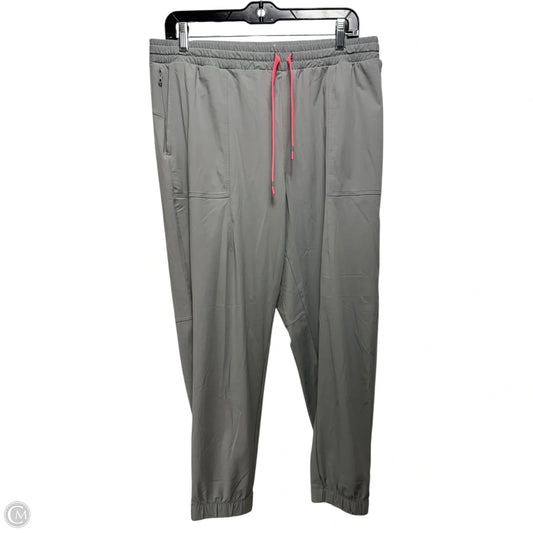 Athletic Pants By Fabletics In Grey, Size: L