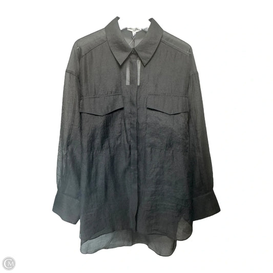 Top Long Sleeve By Grey Lab In Black, Size: M