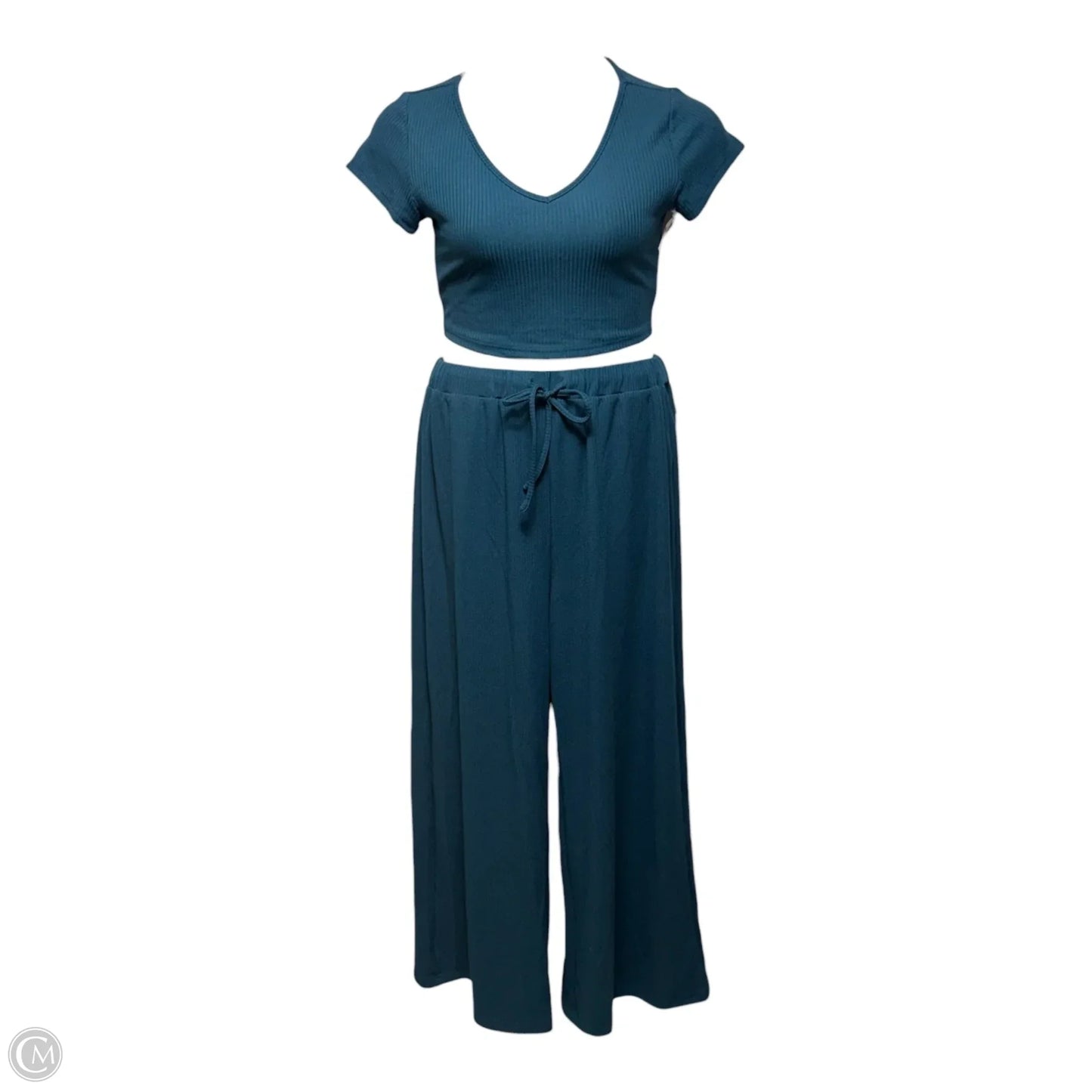 Pants Set 2pc By Cider In Teal, Size: L