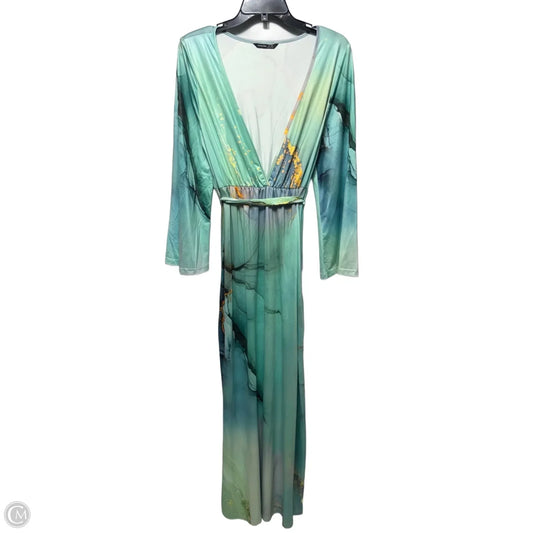 Dress Casual Long By Soprano In Green, Size: M