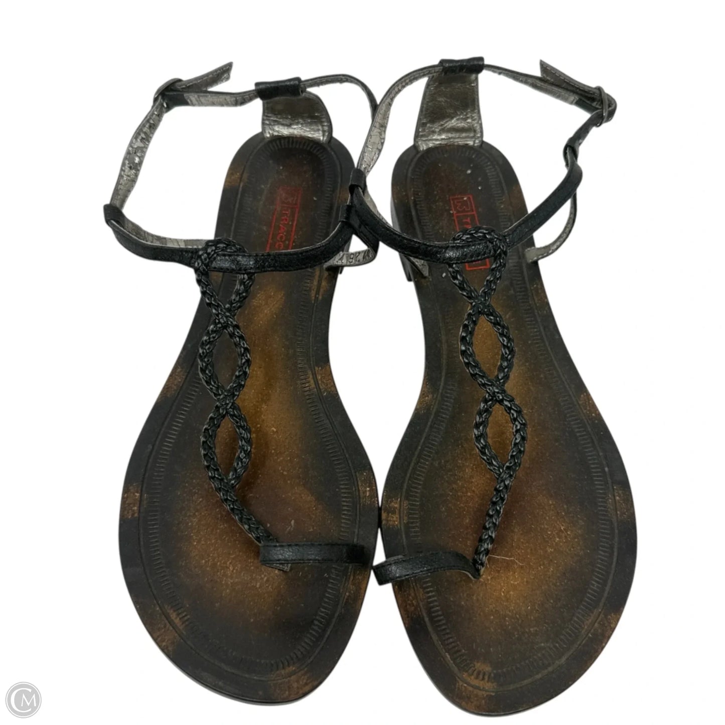 Sandals Flats By Tracce In Brown, Size: 7/38