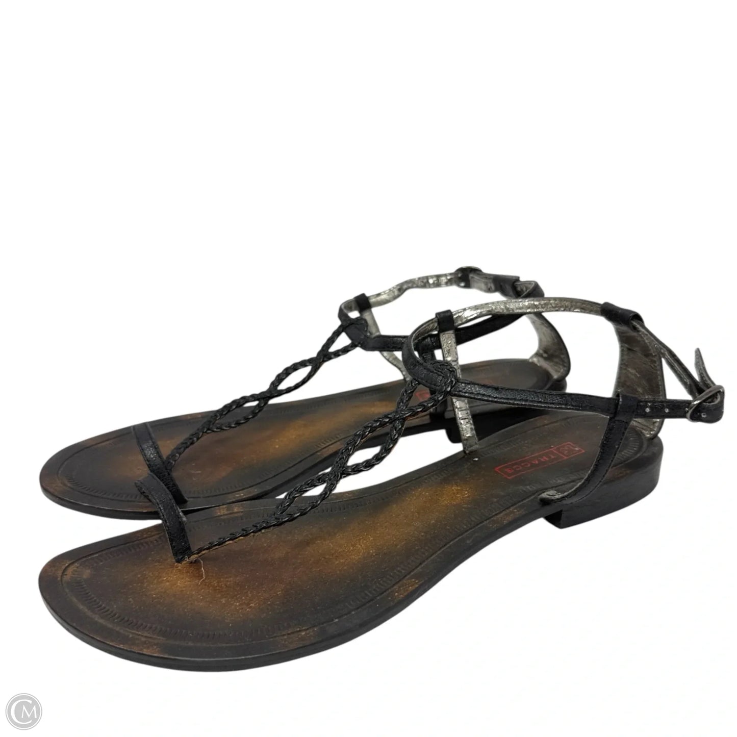 Sandals Flats By Tracce In Brown, Size: 7/38