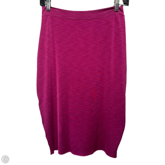Skirt Midi By Curve Appeal In Pink, Size: S