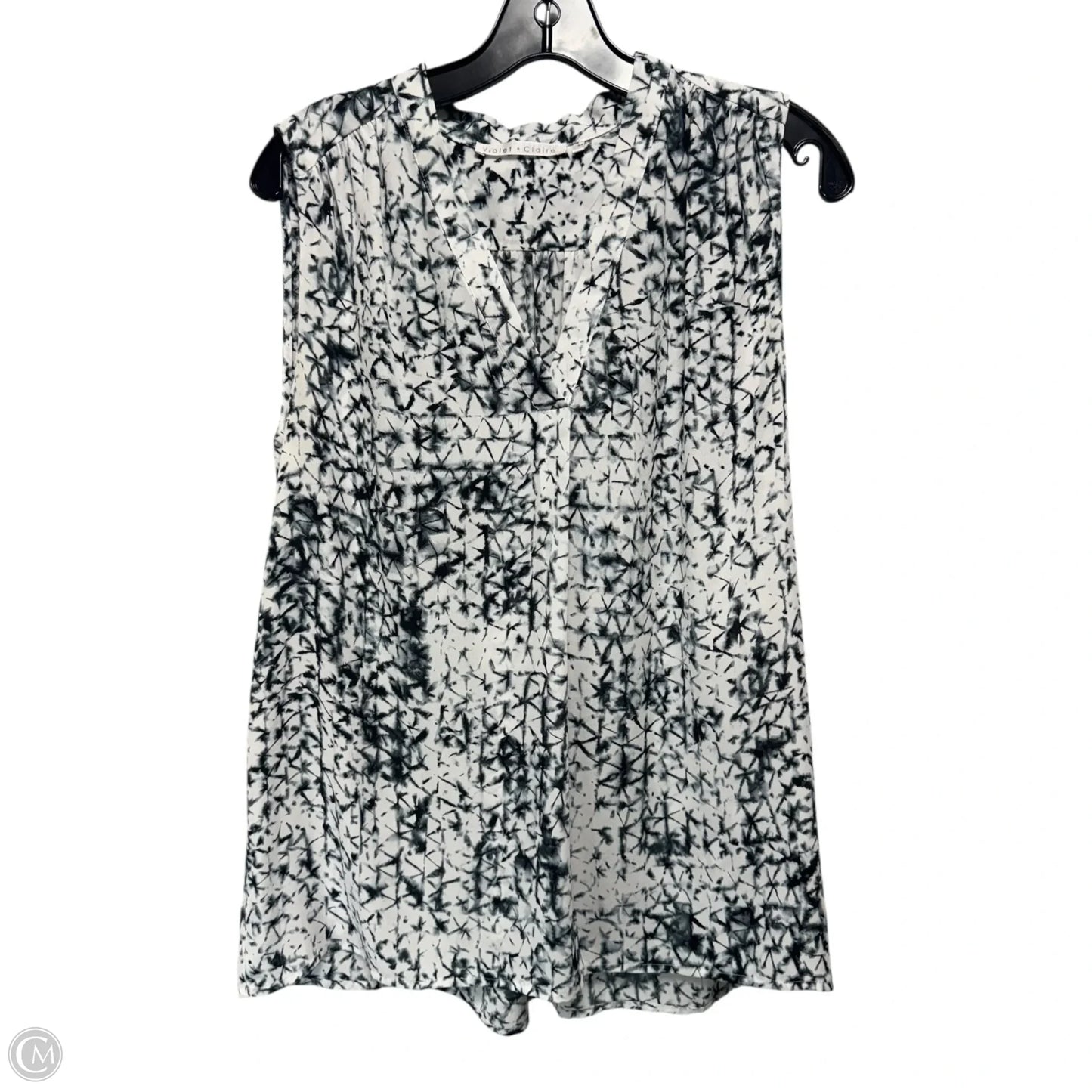 Top Sleeveless By Violet And Claire In Tie Dye Print, Size: M