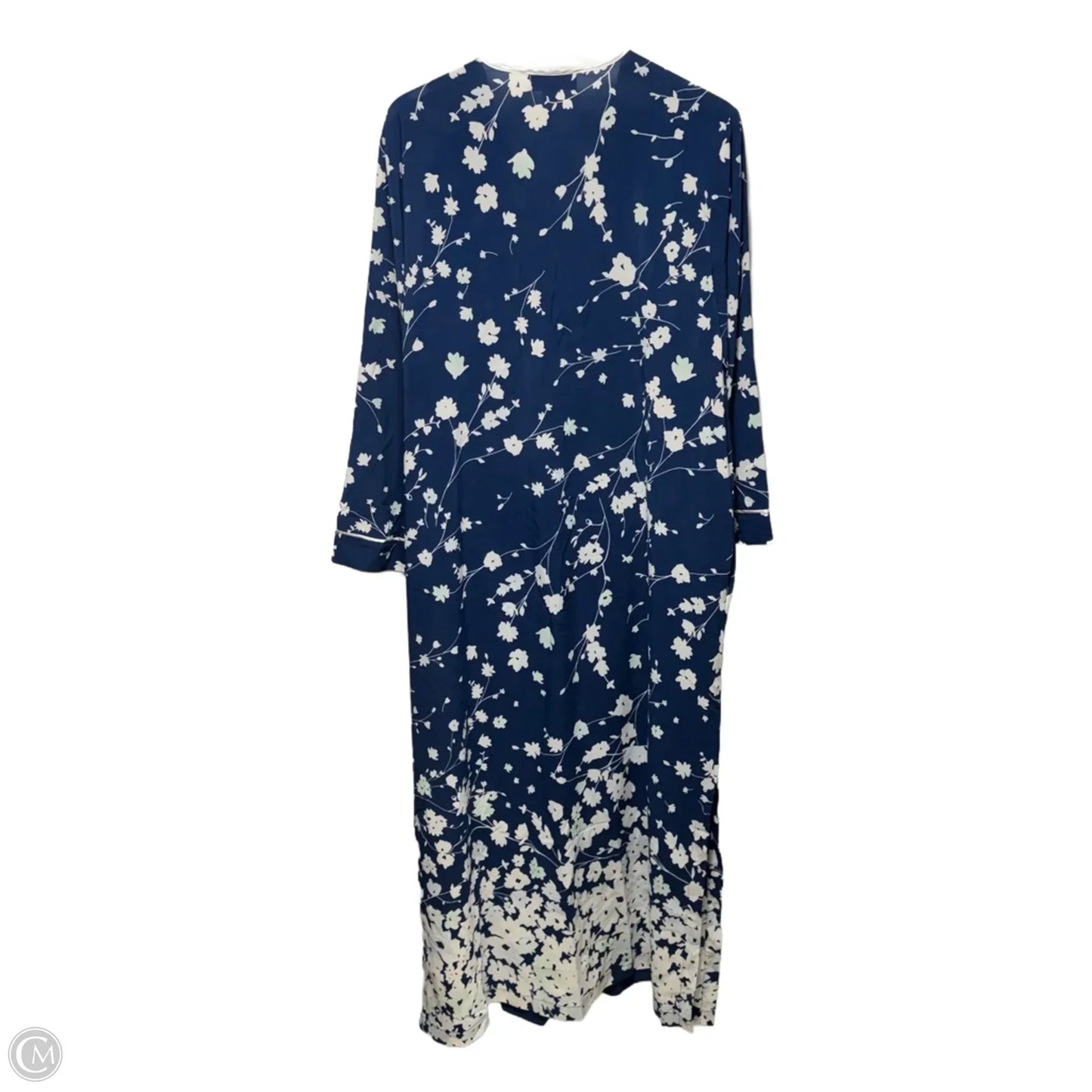 Dress Designer By Oscar De La Renta Pink Label In Floral Print, Size: L/XL