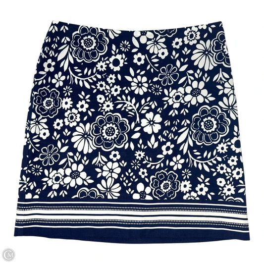 Skirt Mini & Short By Talbots In Floral Print, Size: 4p