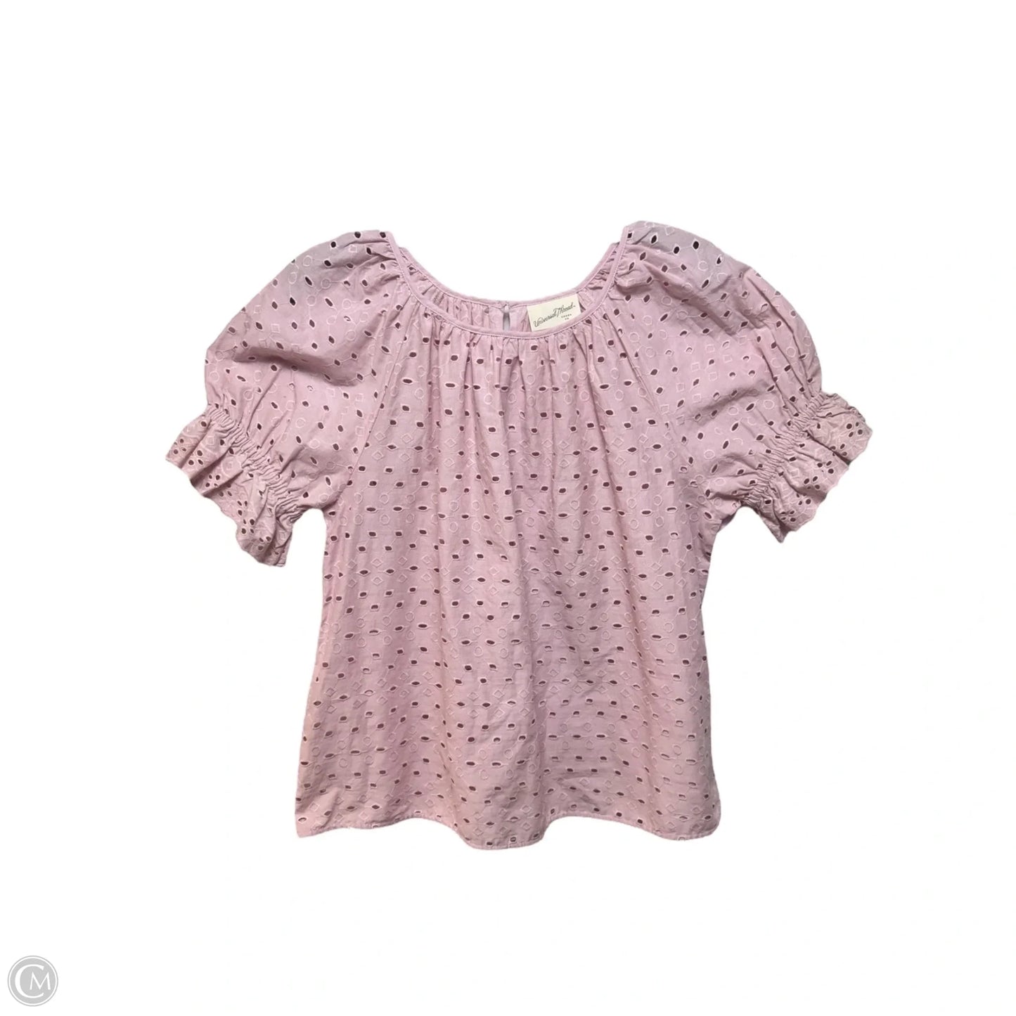 Top Short Sleeve By Universal Thread In Mauve, Size: S