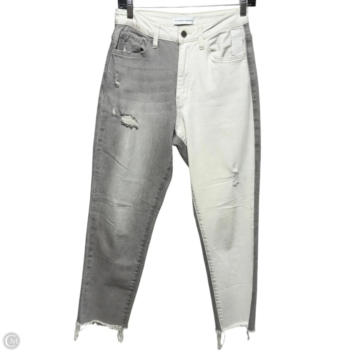 Jeans Straight By Flying Monkey In Grey, Size: 2