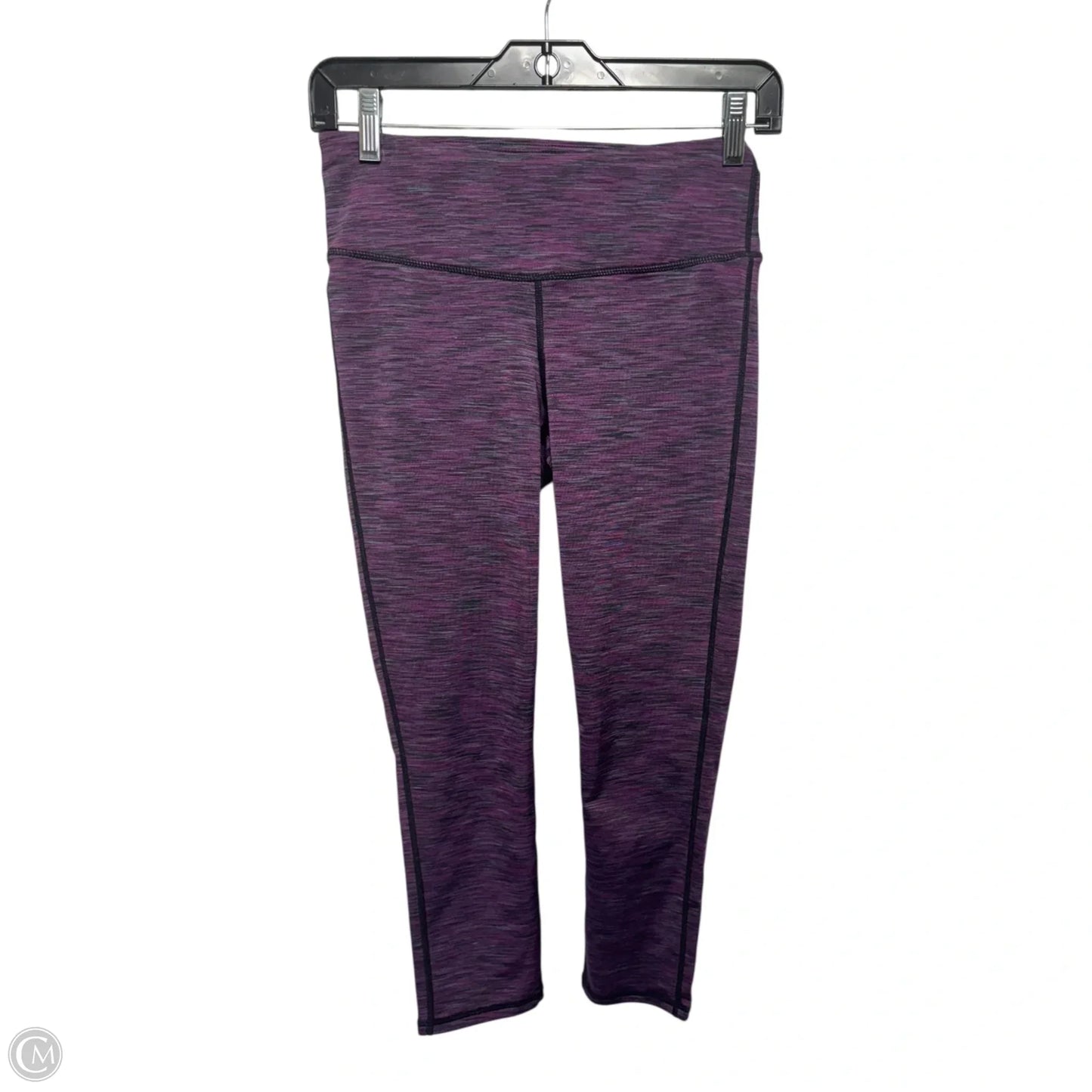 Athletic Capris By Oalka In Purple, Size: Xs