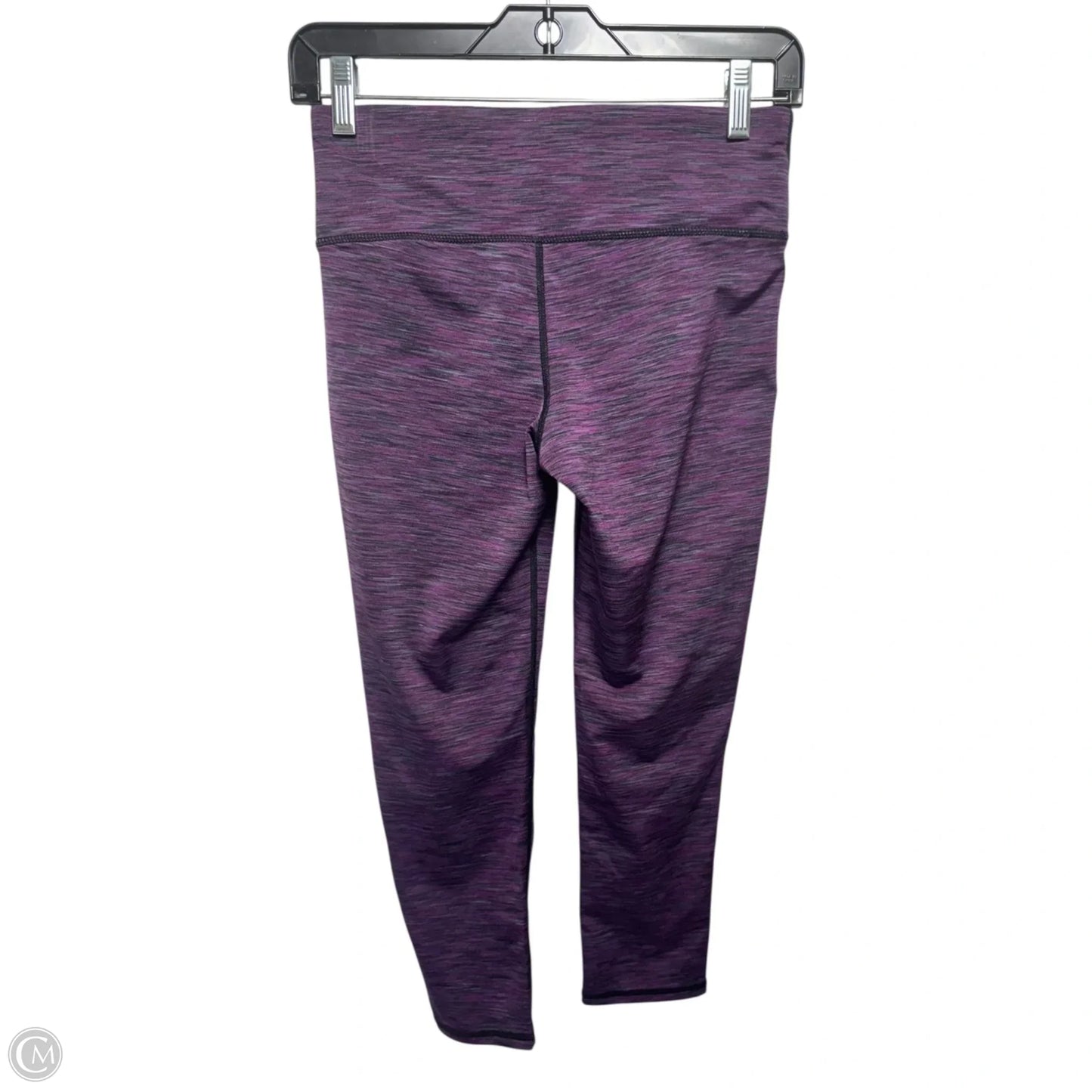 Athletic Capris By Oalka In Purple, Size: Xs