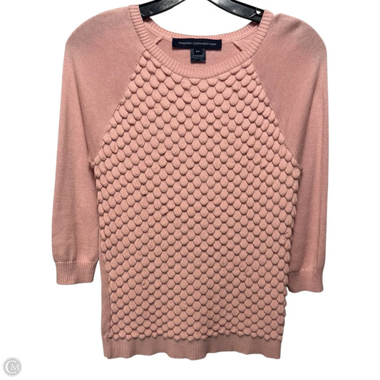 Sweater By French Connection In Pink, Size: Xs