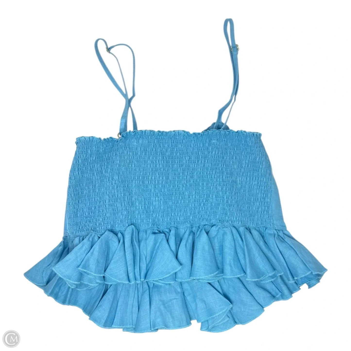 Embroidered Tank Top By Fanm Mon In Blue, Size: L