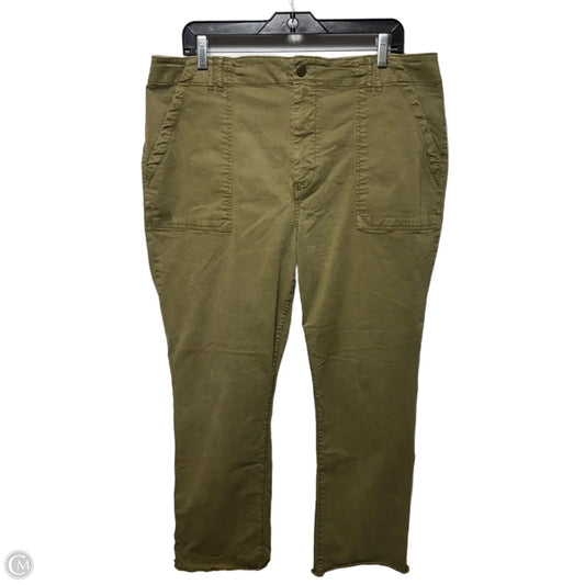 Pants Utility By Pilcro In Green, Size: 18/34