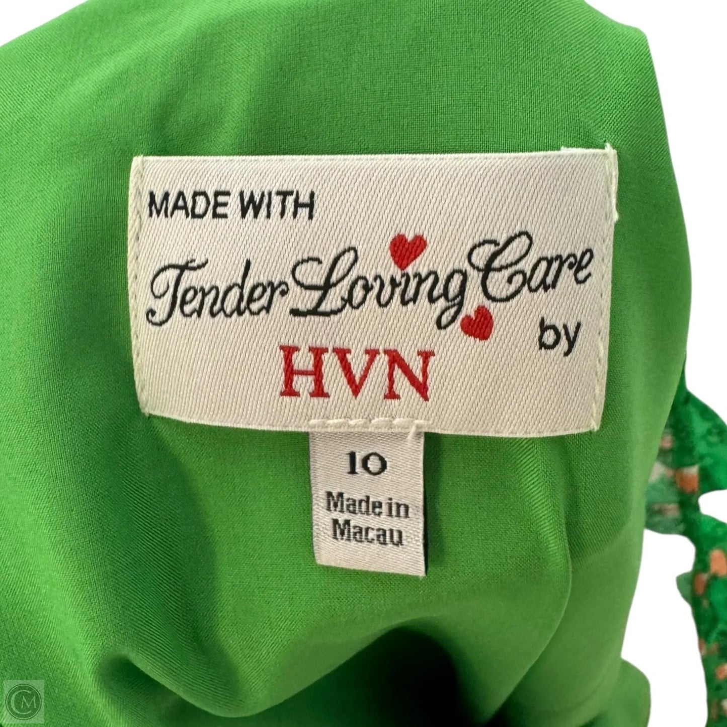 Danica Ruffled Dress Casual Midi By HVN In Green, Size: 10