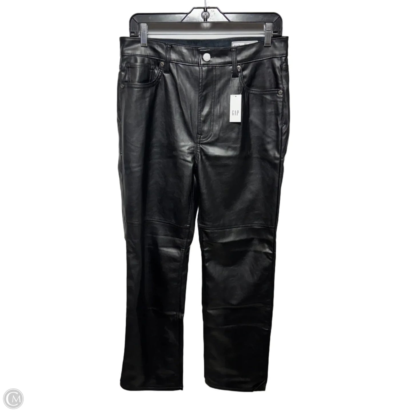 Cheeky Straight High Rise Pants By Gap In Black, Size: 10/30