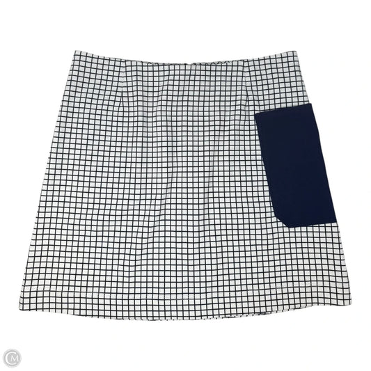 Athletic Skirt Designer By Tory Sport by Tory Burch In Blue & White, Size: L