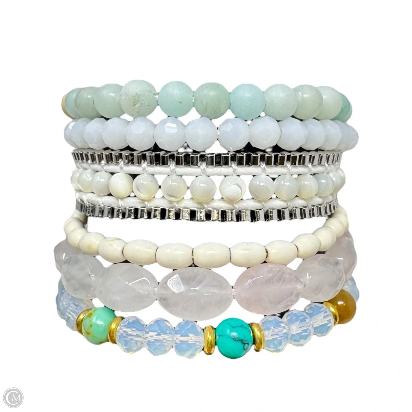 6 Strand Mixed Stone Beaded Bracelet Beaded By Victoria Emerson