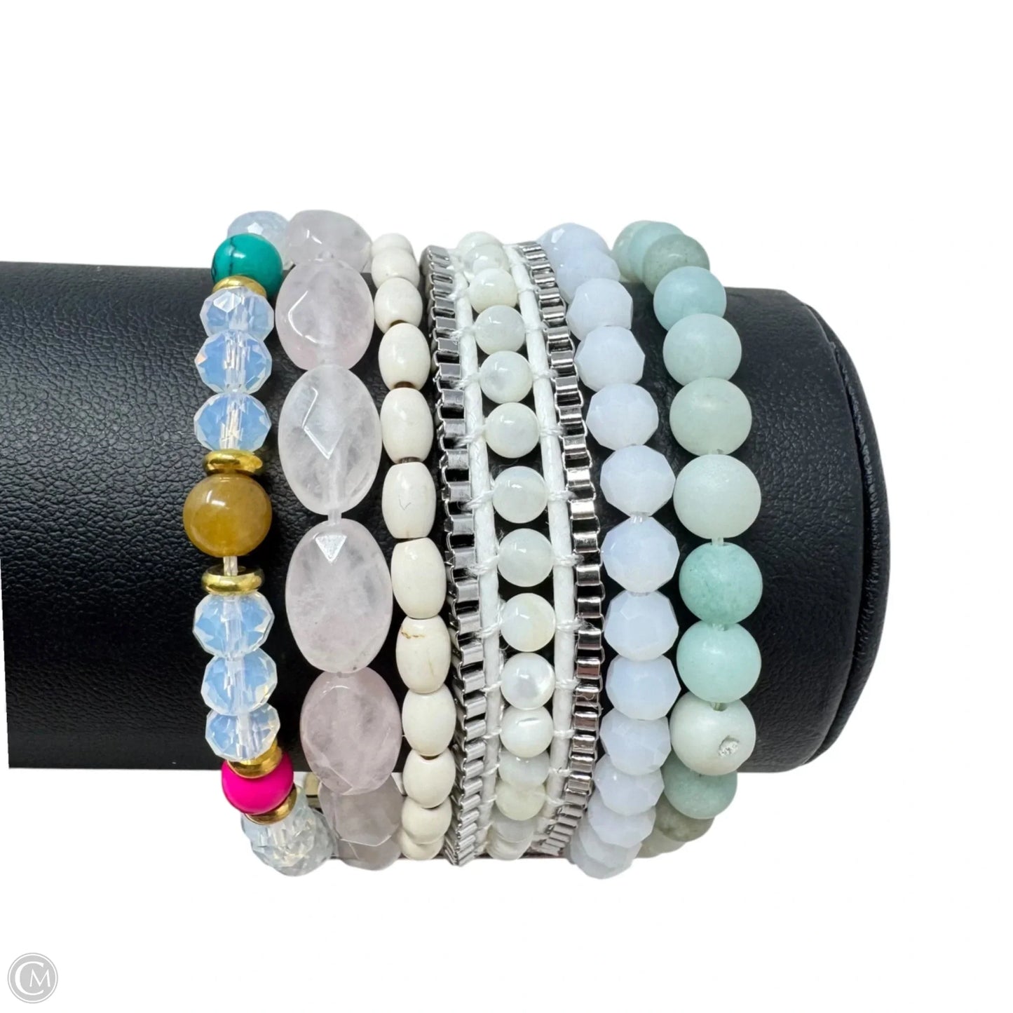 6 Strand Mixed Stone Beaded Bracelet Beaded By Victoria Emerson