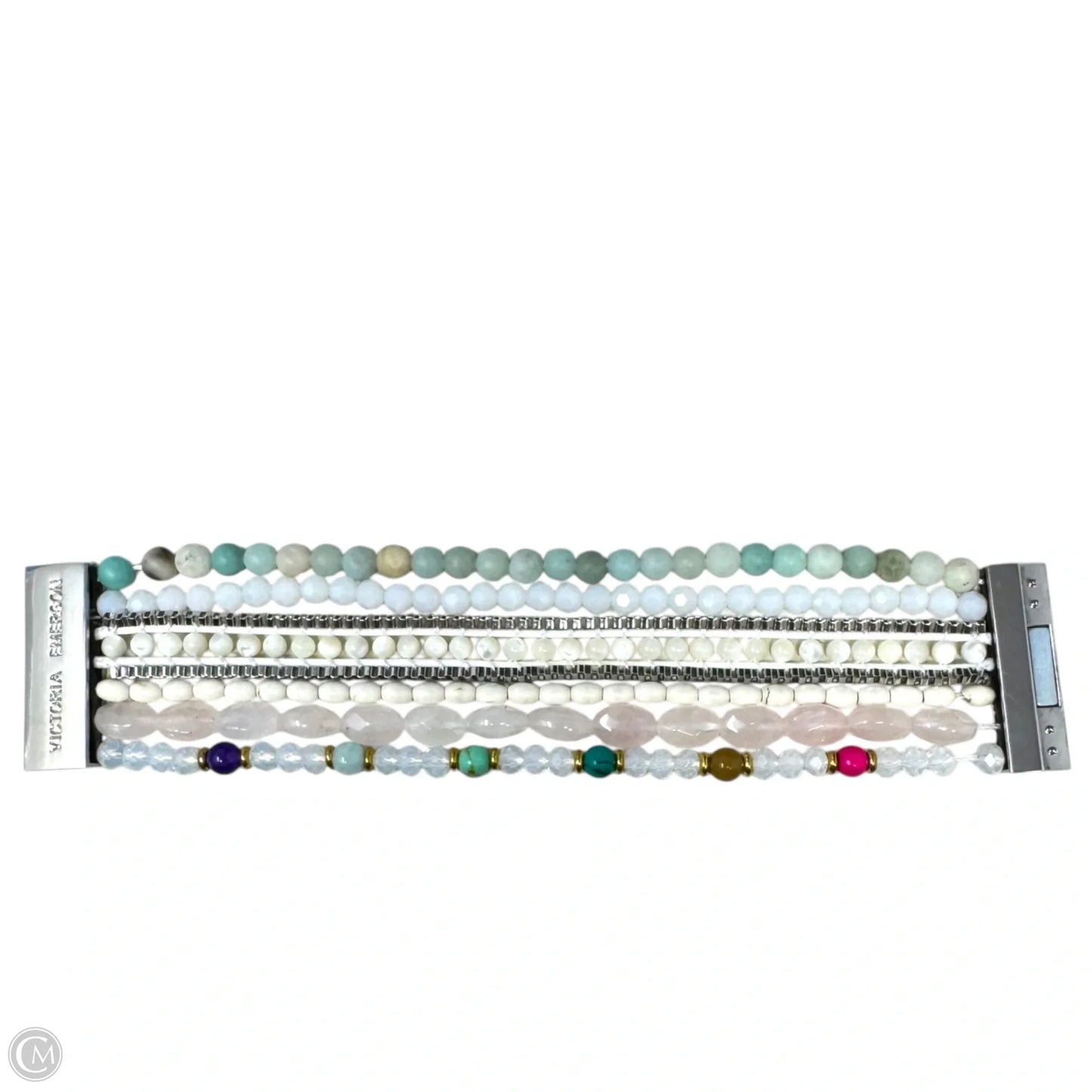 6 Strand Mixed Stone Beaded Bracelet Beaded By Victoria Emerson