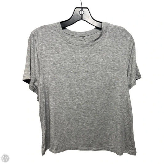 Top Short Sleeve Designer By Ugg In Grey, Size: 1x