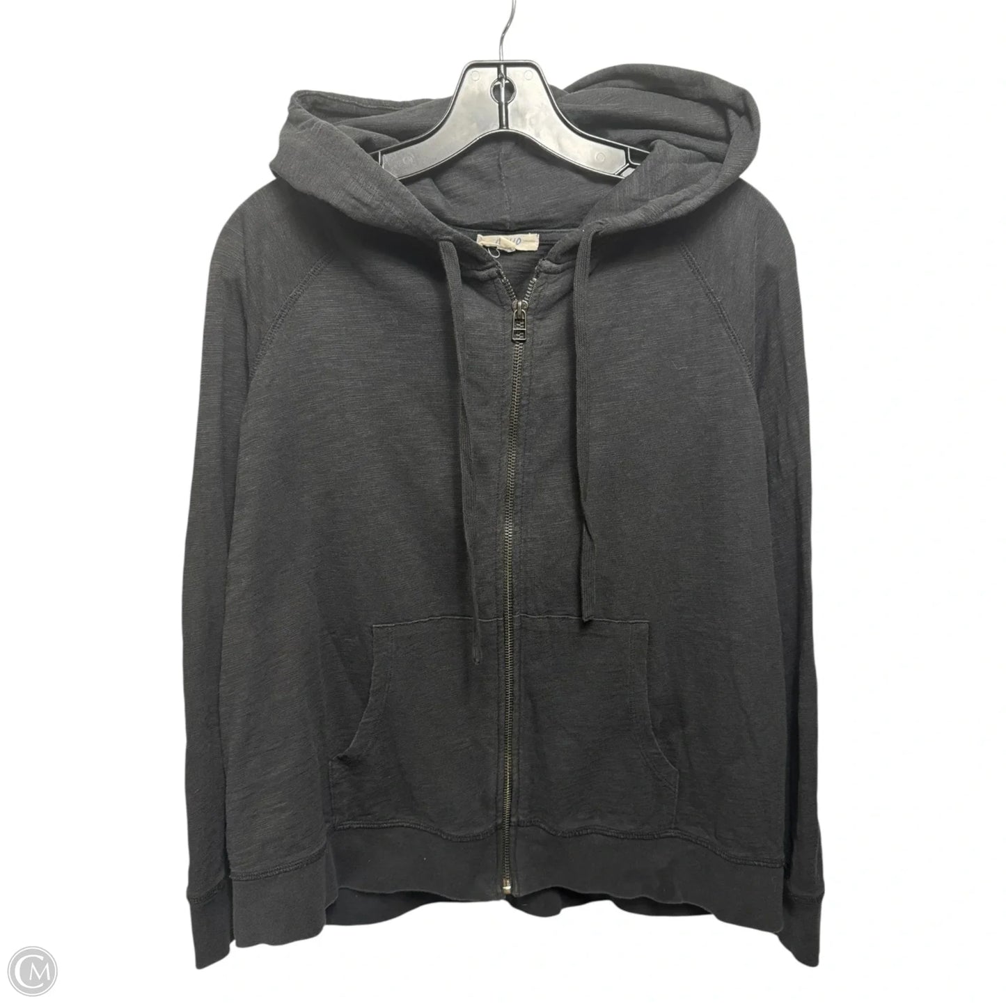 Sweatshirt Hoodie By Leallo In Black, Size: M