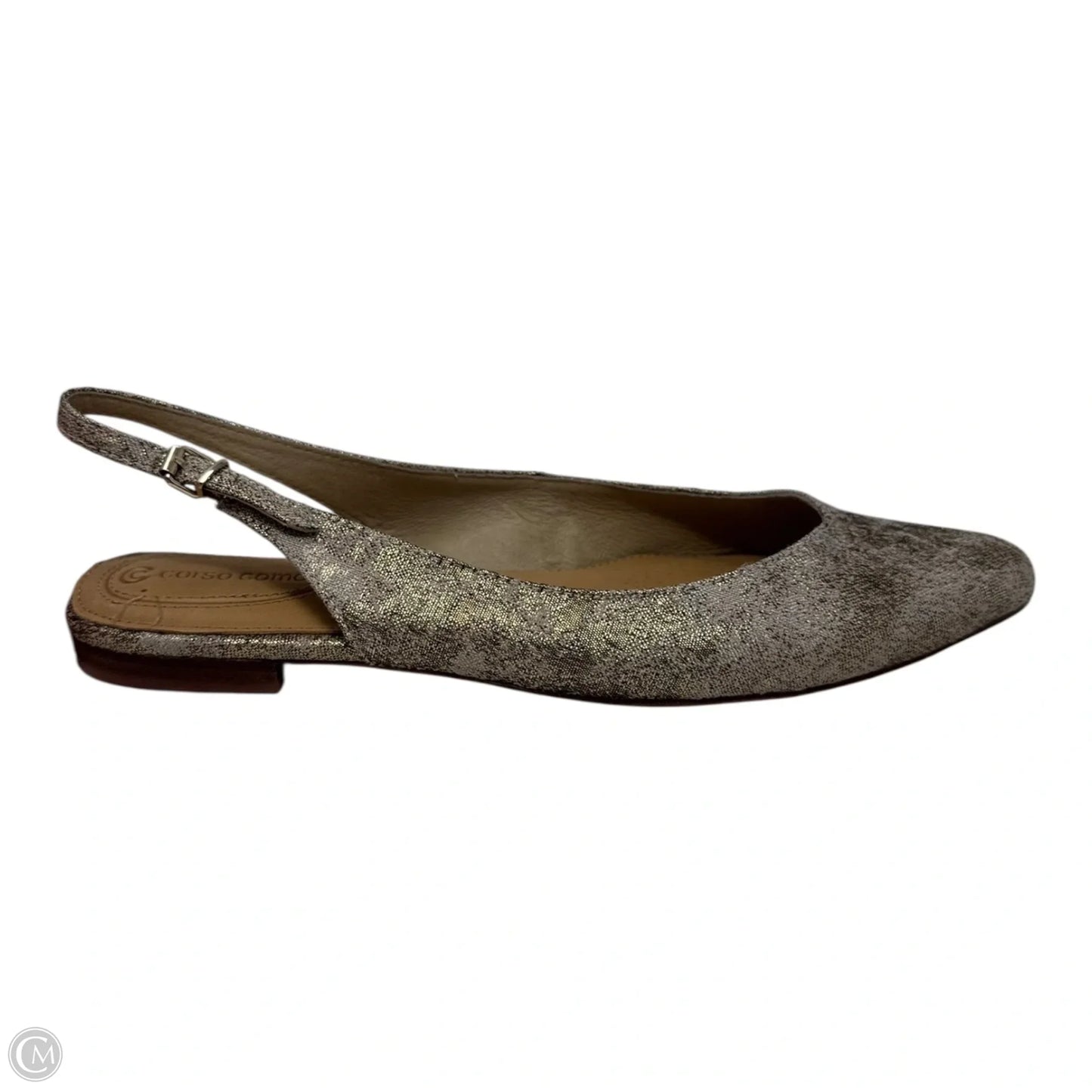 Jackey Slingback Flats By Corso Como In Gold, Size: 10