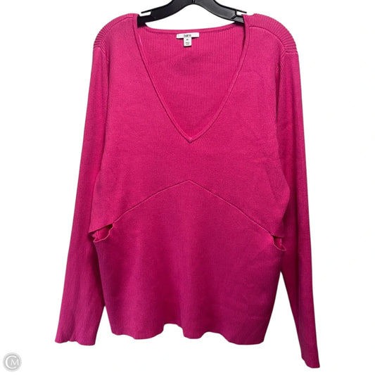 Sweater By Bar III In Pink, Size: 4x