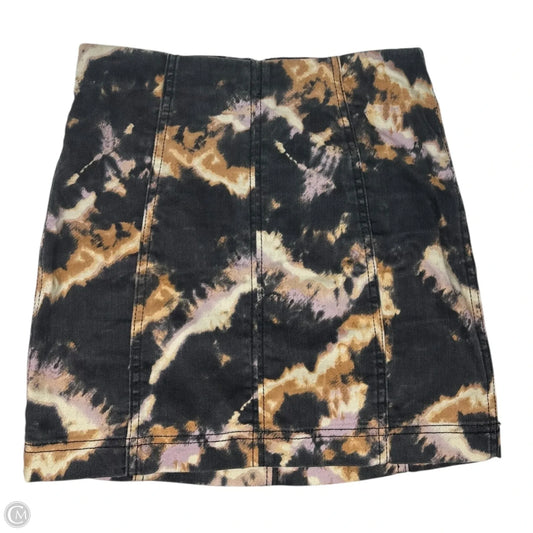 Modern Femme Mini Skirt By Free People In Midnight Combo, Size: 0