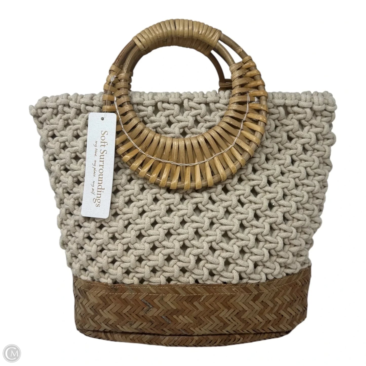 Woven Summer Tote By Soft Surroundings, Size: Medium