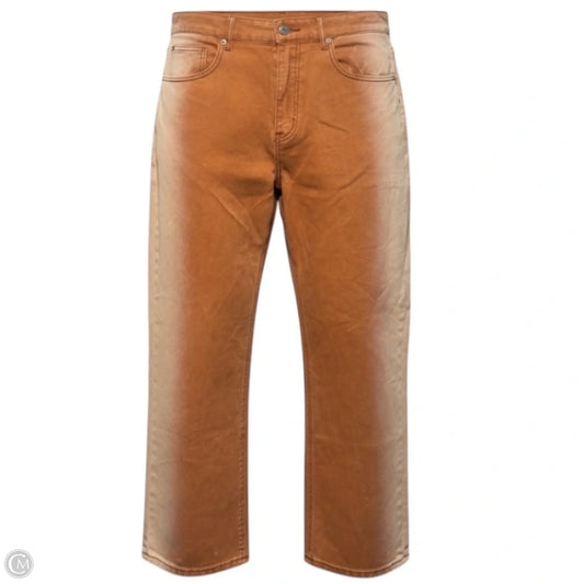High-Waisted Cowboy Jeans By Bdg In Ombre Orange, Size: 14