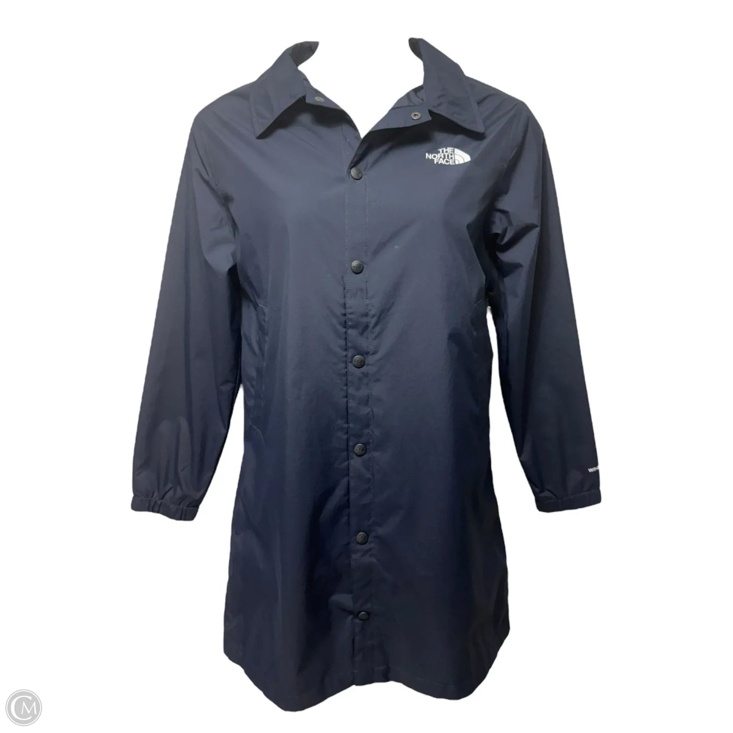 International Coach Jacket Raincoat By The North Face In Navy, Size: M