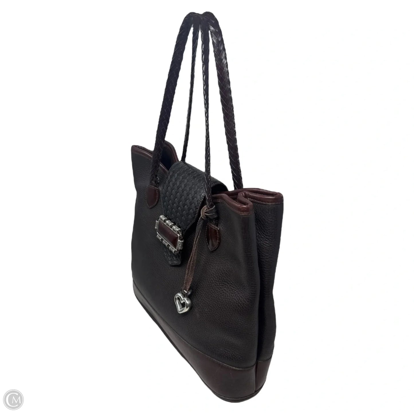 Vintage Handbag Leather By Brighton, Size: Large